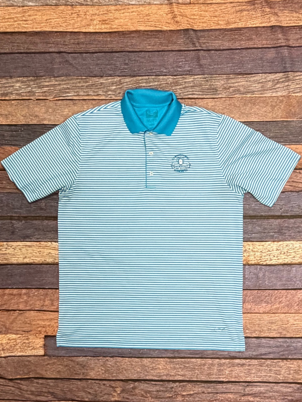 US Women's Open 2017 Golf Striped Men's Polo Golf Shirt
